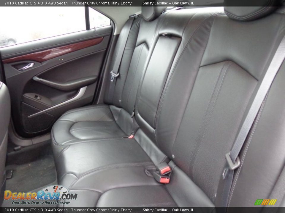 2010 Cadillac CTS 4 3.0 AWD Sedan Thunder Gray ChromaFlair / Ebony Photo #10