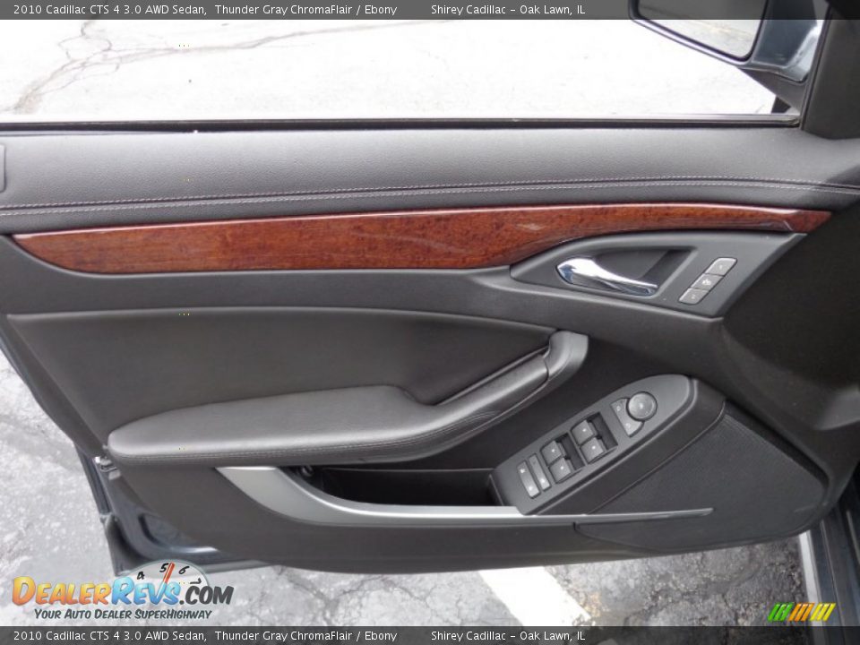 2010 Cadillac CTS 4 3.0 AWD Sedan Thunder Gray ChromaFlair / Ebony Photo #11