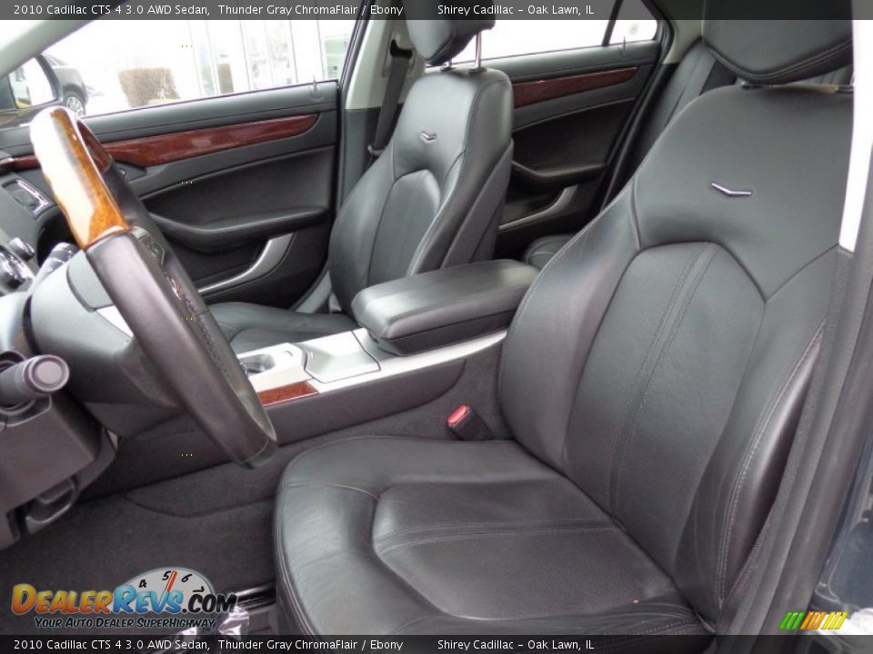 2010 Cadillac CTS 4 3.0 AWD Sedan Thunder Gray ChromaFlair / Ebony Photo #12