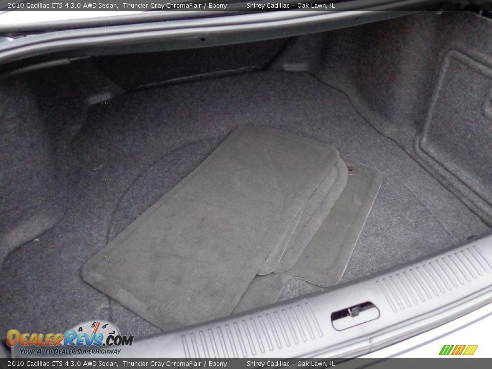 2010 Cadillac CTS 4 3.0 AWD Sedan Thunder Gray ChromaFlair / Ebony Photo #16