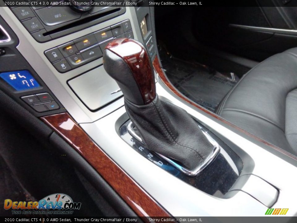 2010 Cadillac CTS 4 3.0 AWD Sedan Thunder Gray ChromaFlair / Ebony Photo #19