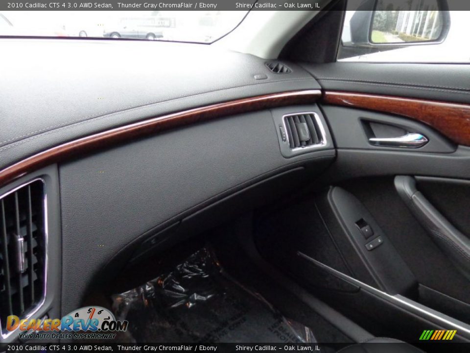 2010 Cadillac CTS 4 3.0 AWD Sedan Thunder Gray ChromaFlair / Ebony Photo #21