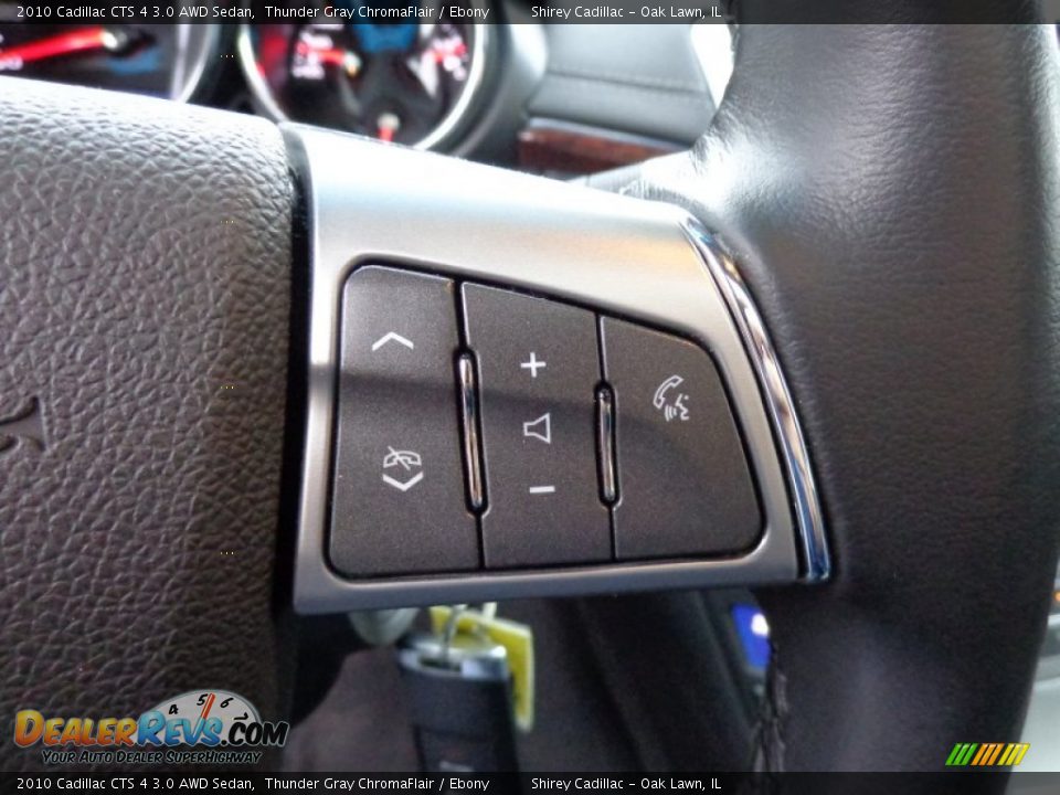 2010 Cadillac CTS 4 3.0 AWD Sedan Thunder Gray ChromaFlair / Ebony Photo #22