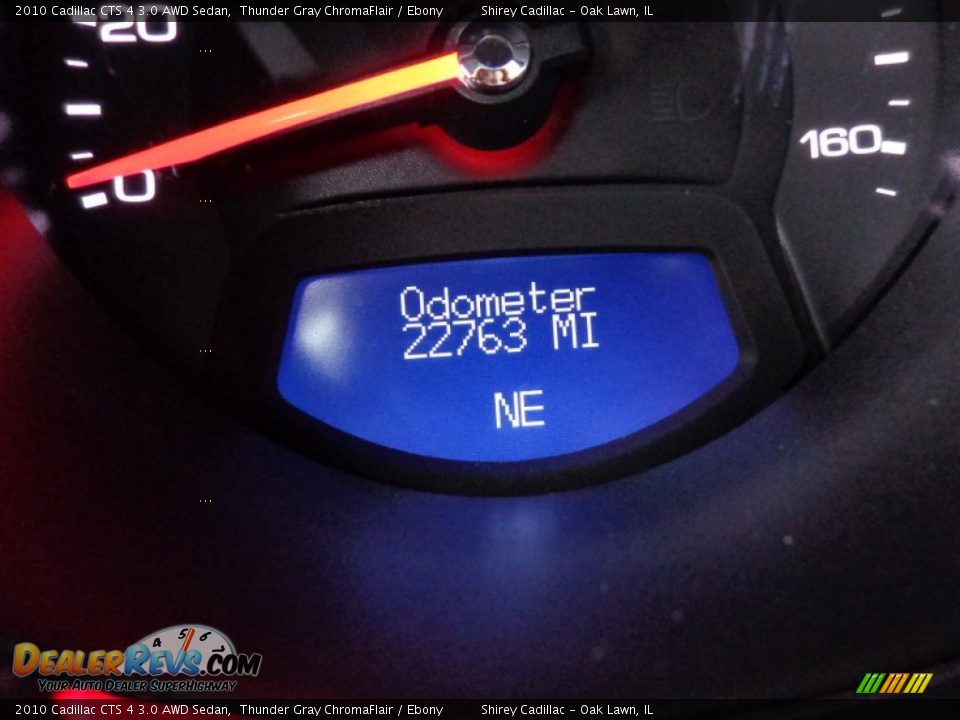 2010 Cadillac CTS 4 3.0 AWD Sedan Thunder Gray ChromaFlair / Ebony Photo #23