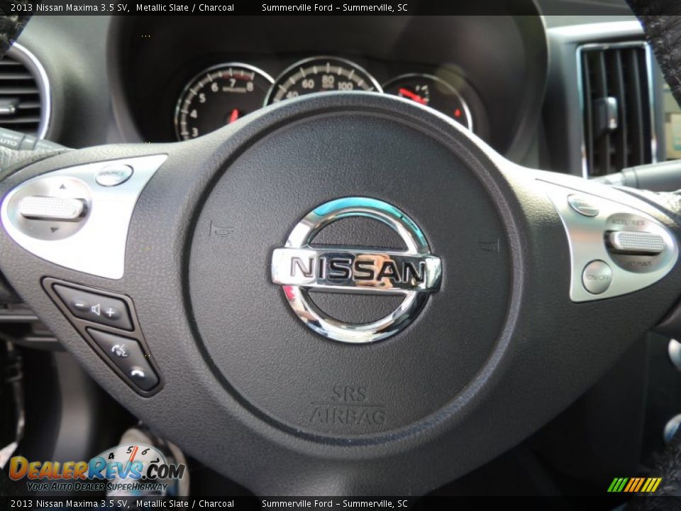 2013 Nissan Maxima 3.5 SV Metallic Slate / Charcoal Photo #23