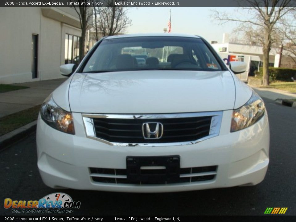 2008 Honda Accord EX-L Sedan Taffeta White / Ivory Photo #2