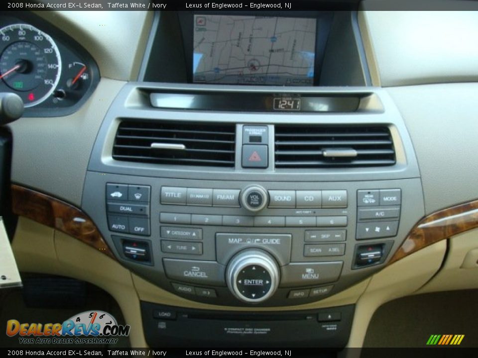 2008 Honda Accord EX-L Sedan Taffeta White / Ivory Photo #16