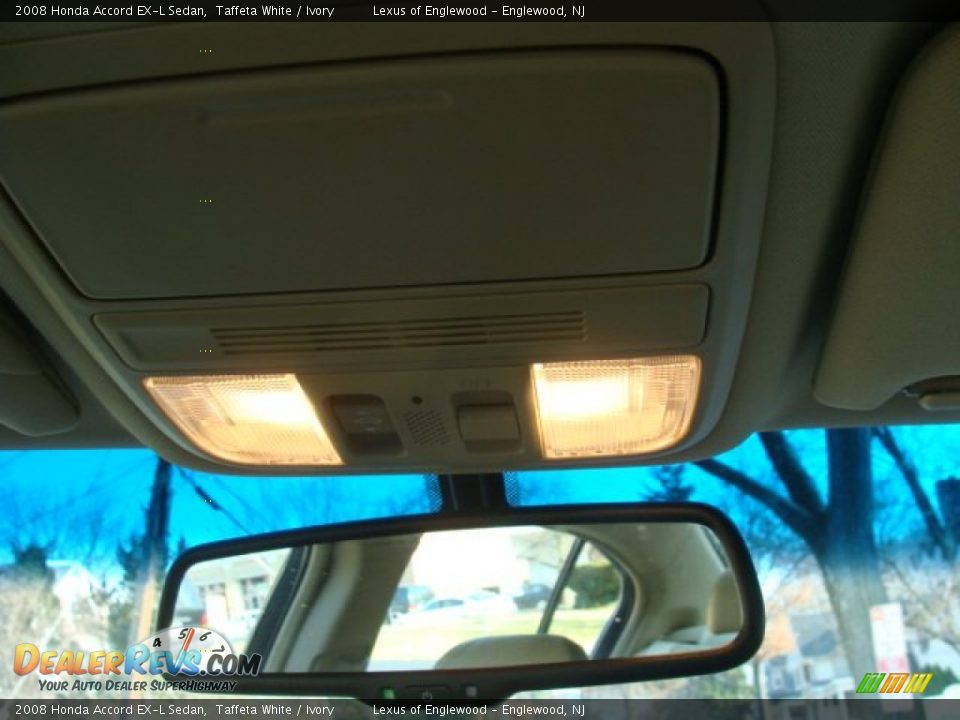 2008 Honda Accord EX-L Sedan Taffeta White / Ivory Photo #18