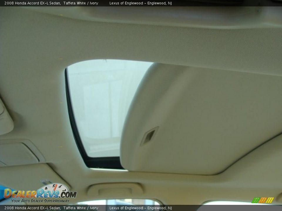 2008 Honda Accord EX-L Sedan Taffeta White / Ivory Photo #19