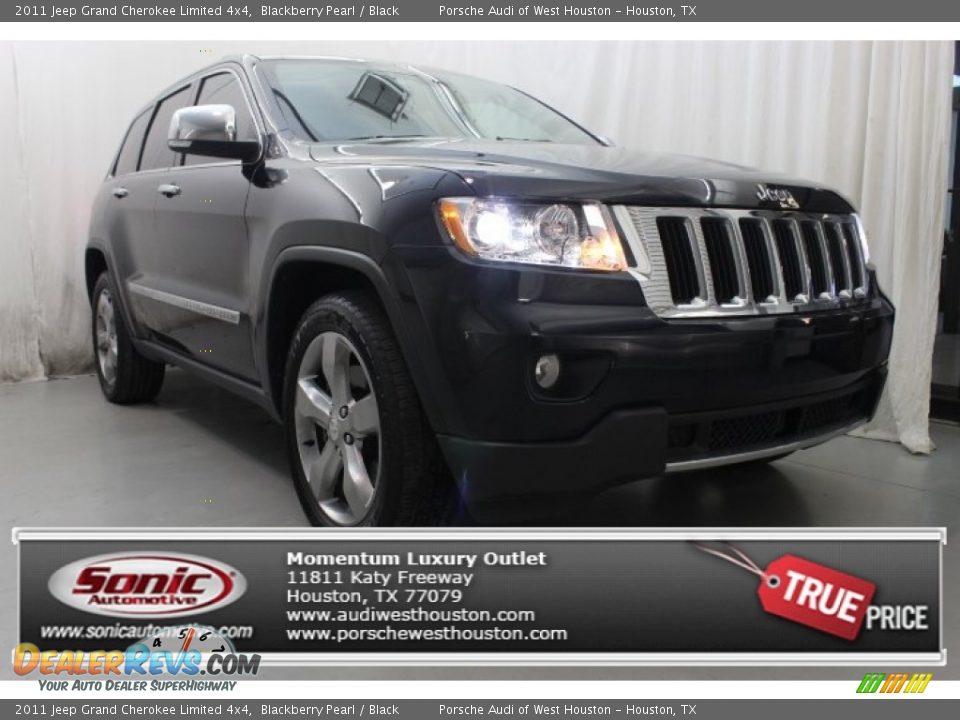2011 Jeep Grand Cherokee Limited 4x4 Blackberry Pearl / Black Photo #1