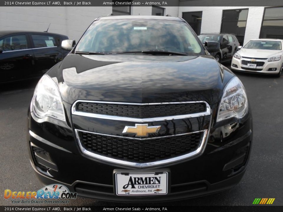 2014 Chevrolet Equinox LT AWD Black / Jet Black Photo #2