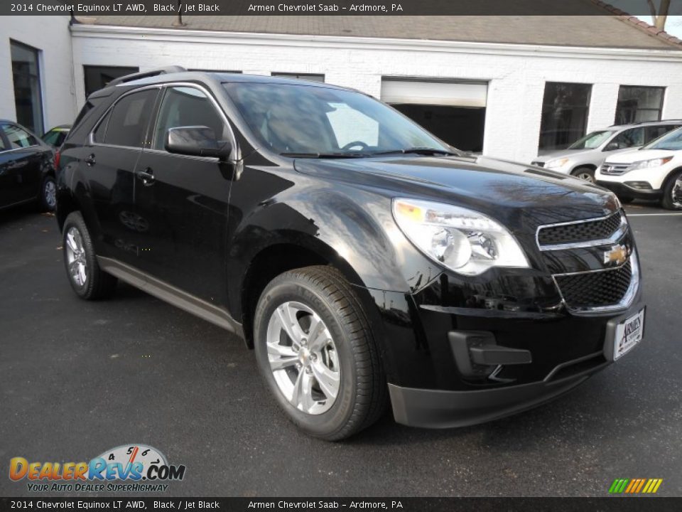 2014 Chevrolet Equinox LT AWD Black / Jet Black Photo #3