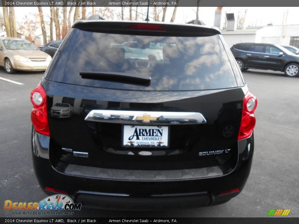 2014 Chevrolet Equinox LT AWD Black / Jet Black Photo #6