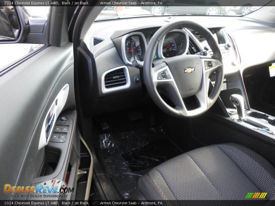 2014 Chevrolet Equinox LT AWD Black / Jet Black Photo #7