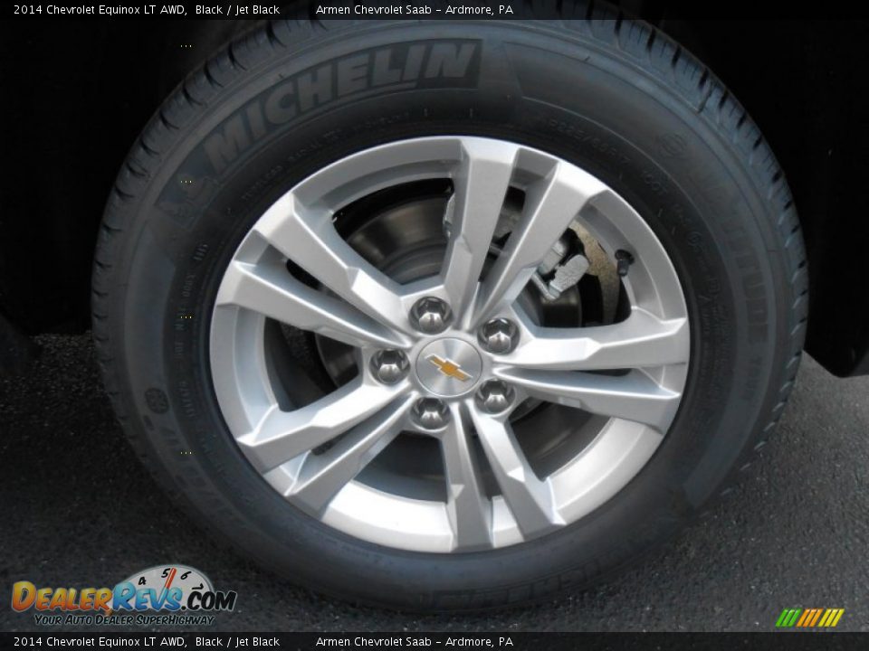 2014 Chevrolet Equinox LT AWD Black / Jet Black Photo #10