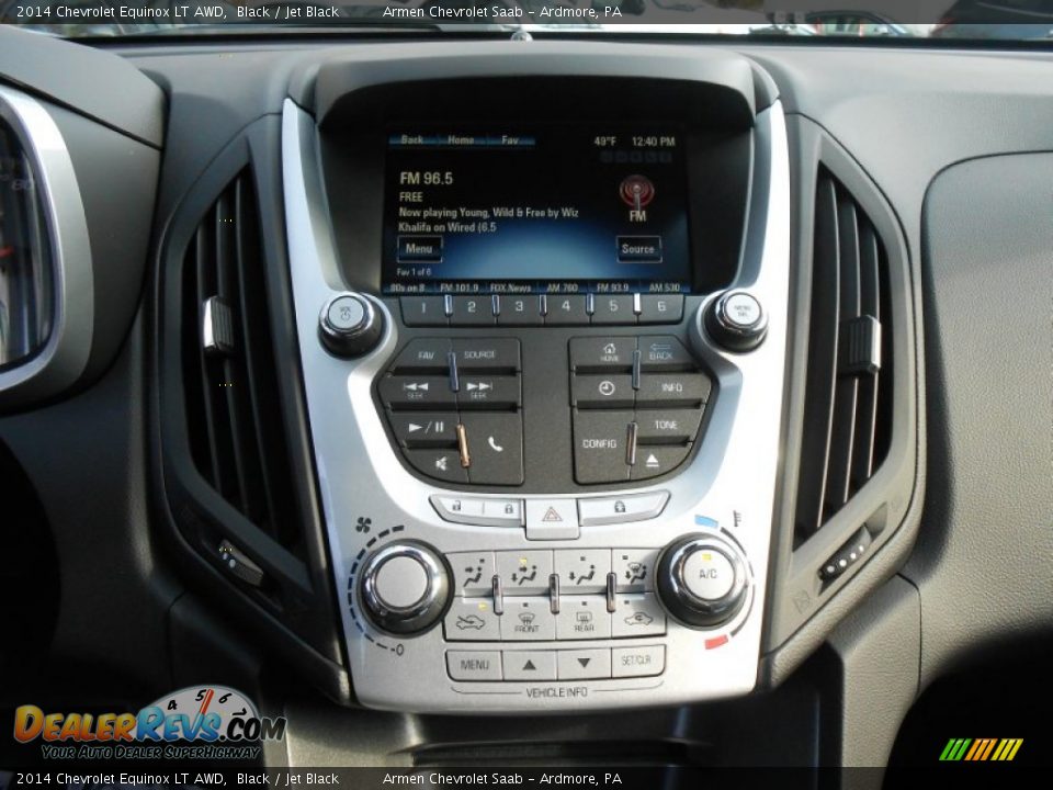 2014 Chevrolet Equinox LT AWD Black / Jet Black Photo #11