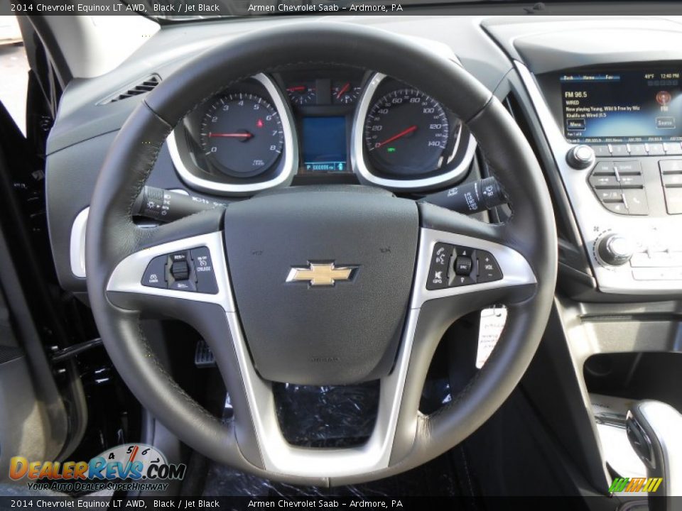 2014 Chevrolet Equinox LT AWD Black / Jet Black Photo #12