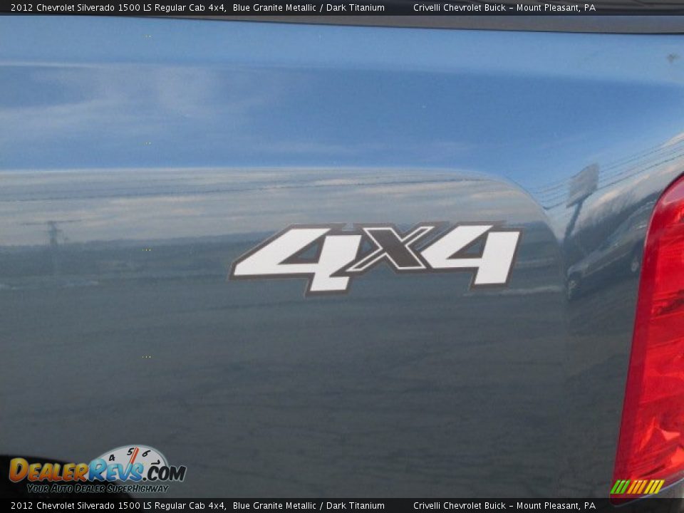 2012 Chevrolet Silverado 1500 LS Regular Cab 4x4 Blue Granite Metallic / Dark Titanium Photo #4