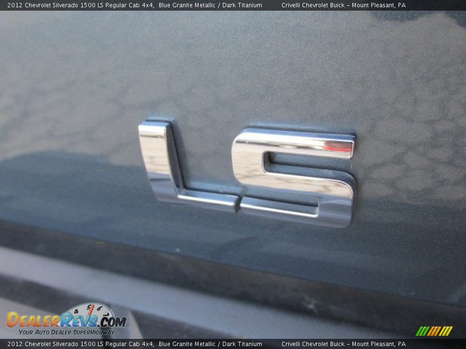 2012 Chevrolet Silverado 1500 LS Regular Cab 4x4 Blue Granite Metallic / Dark Titanium Photo #8