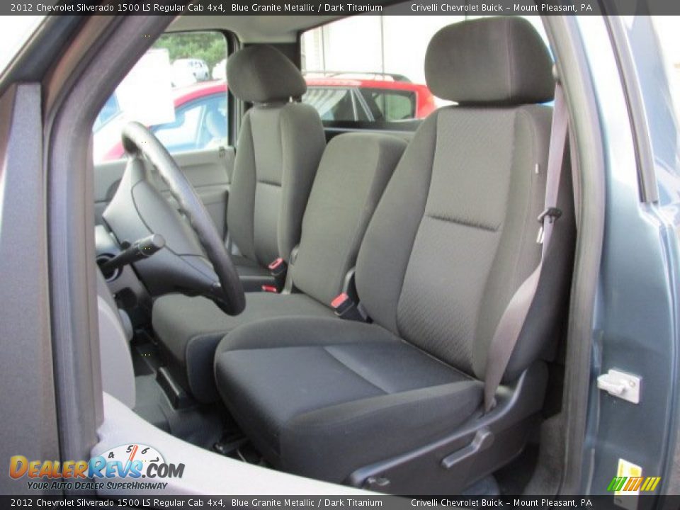 2012 Chevrolet Silverado 1500 LS Regular Cab 4x4 Blue Granite Metallic / Dark Titanium Photo #15
