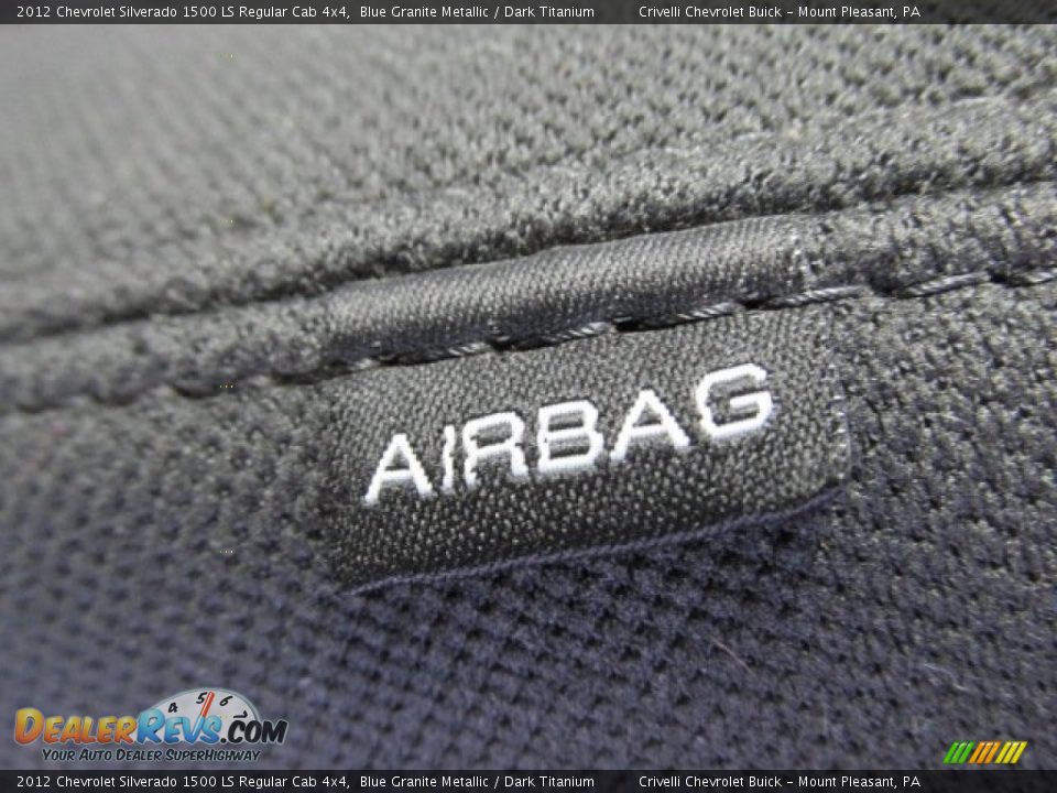 2012 Chevrolet Silverado 1500 LS Regular Cab 4x4 Blue Granite Metallic / Dark Titanium Photo #17
