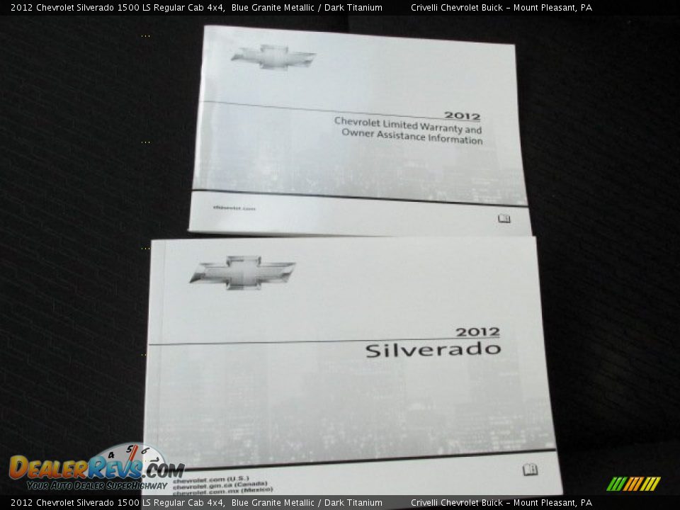 2012 Chevrolet Silverado 1500 LS Regular Cab 4x4 Blue Granite Metallic / Dark Titanium Photo #22