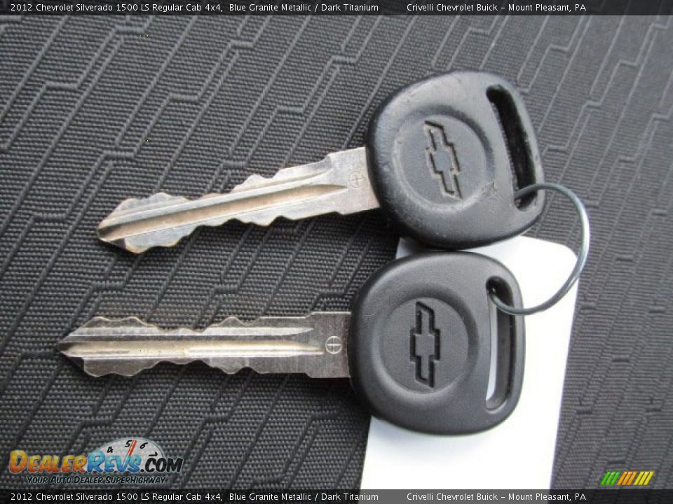 2012 Chevrolet Silverado 1500 LS Regular Cab 4x4 Blue Granite Metallic / Dark Titanium Photo #23