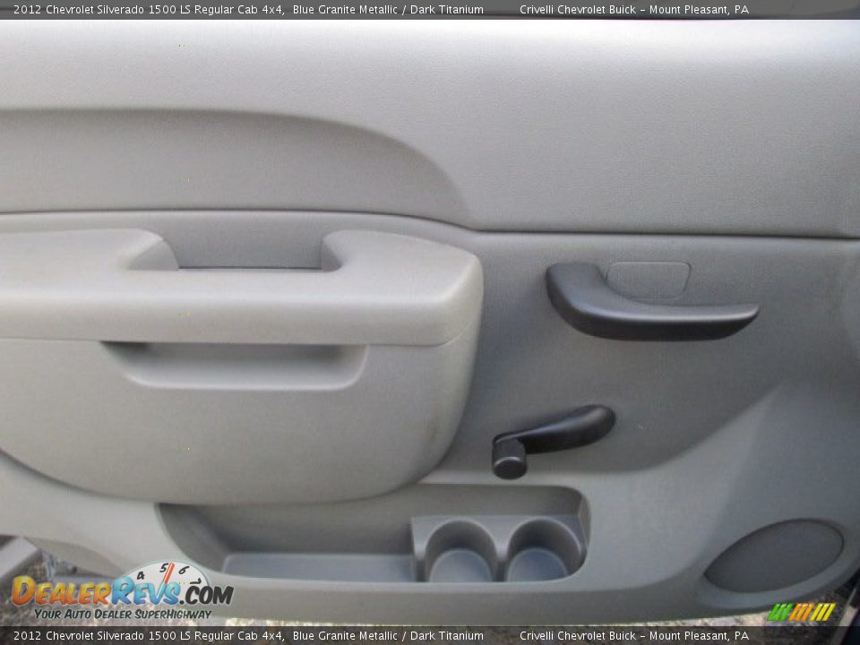 2012 Chevrolet Silverado 1500 LS Regular Cab 4x4 Blue Granite Metallic / Dark Titanium Photo #24