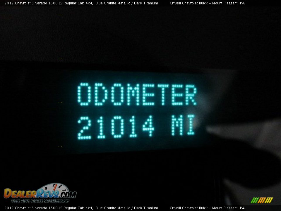 2012 Chevrolet Silverado 1500 LS Regular Cab 4x4 Blue Granite Metallic / Dark Titanium Photo #30