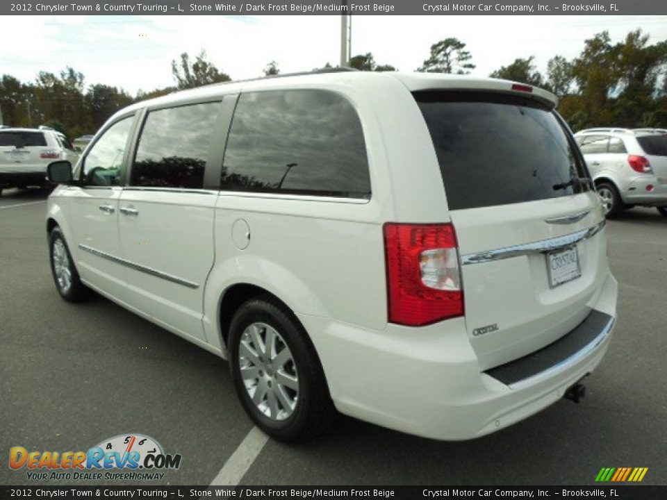 2012 Chrysler Town & Country Touring - L Stone White / Dark Frost Beige/Medium Frost Beige Photo #3