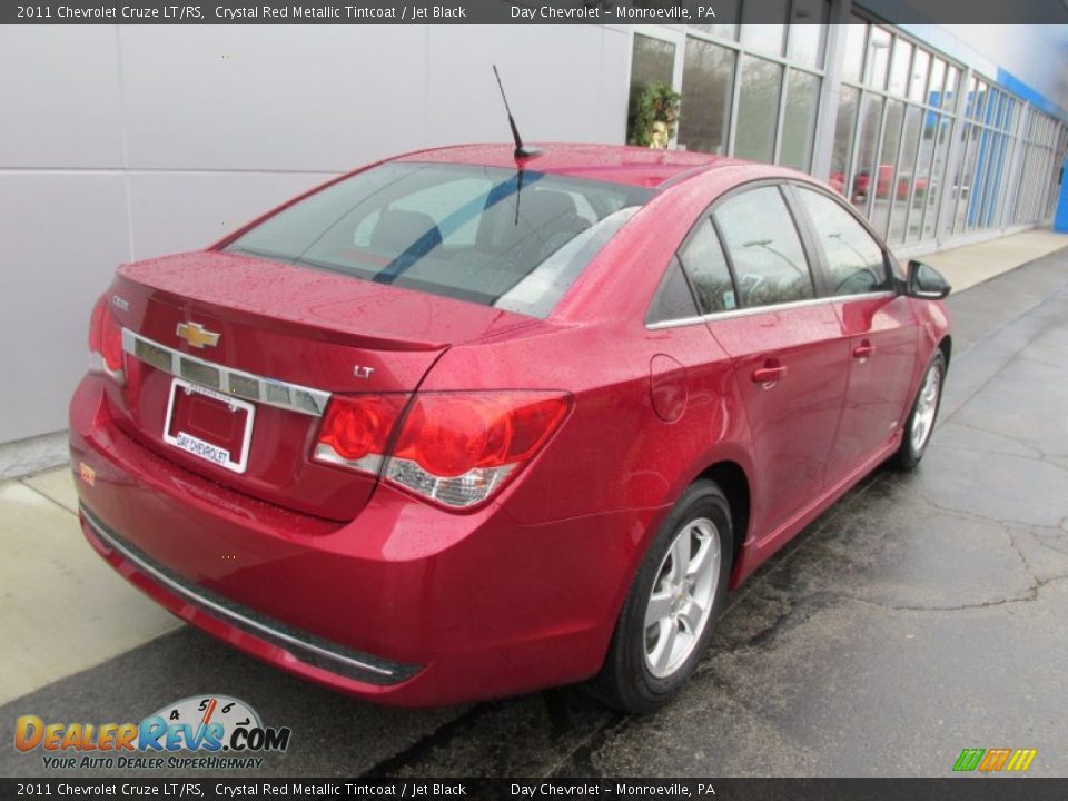 2011 Chevrolet Cruze LT/RS Crystal Red Metallic Tintcoat / Jet Black Photo #4