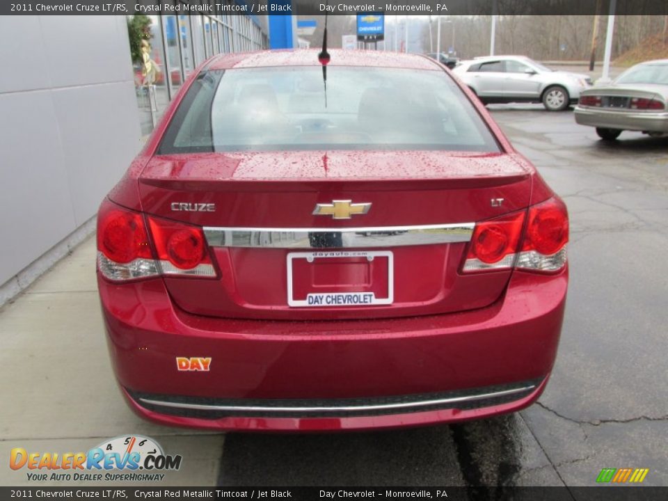 2011 Chevrolet Cruze LT/RS Crystal Red Metallic Tintcoat / Jet Black Photo #5