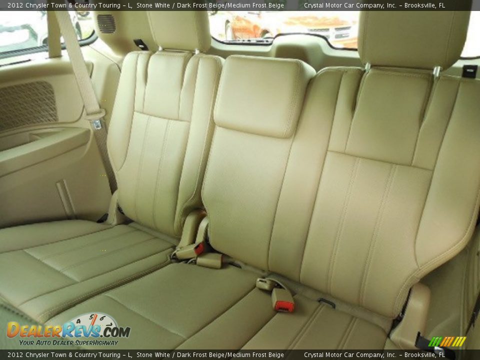 2012 Chrysler Town & Country Touring - L Stone White / Dark Frost Beige/Medium Frost Beige Photo #6