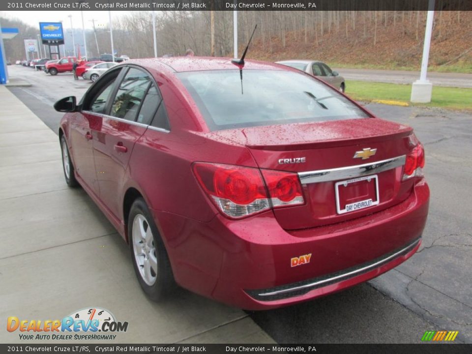 2011 Chevrolet Cruze LT/RS Crystal Red Metallic Tintcoat / Jet Black Photo #6