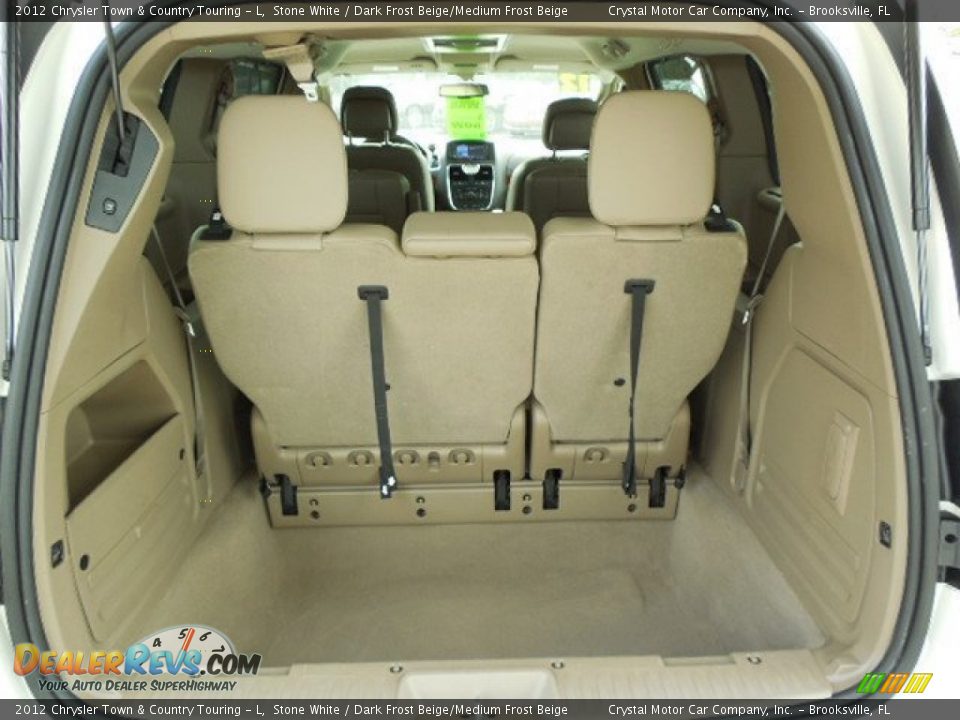 2012 Chrysler Town & Country Touring - L Stone White / Dark Frost Beige/Medium Frost Beige Photo #8