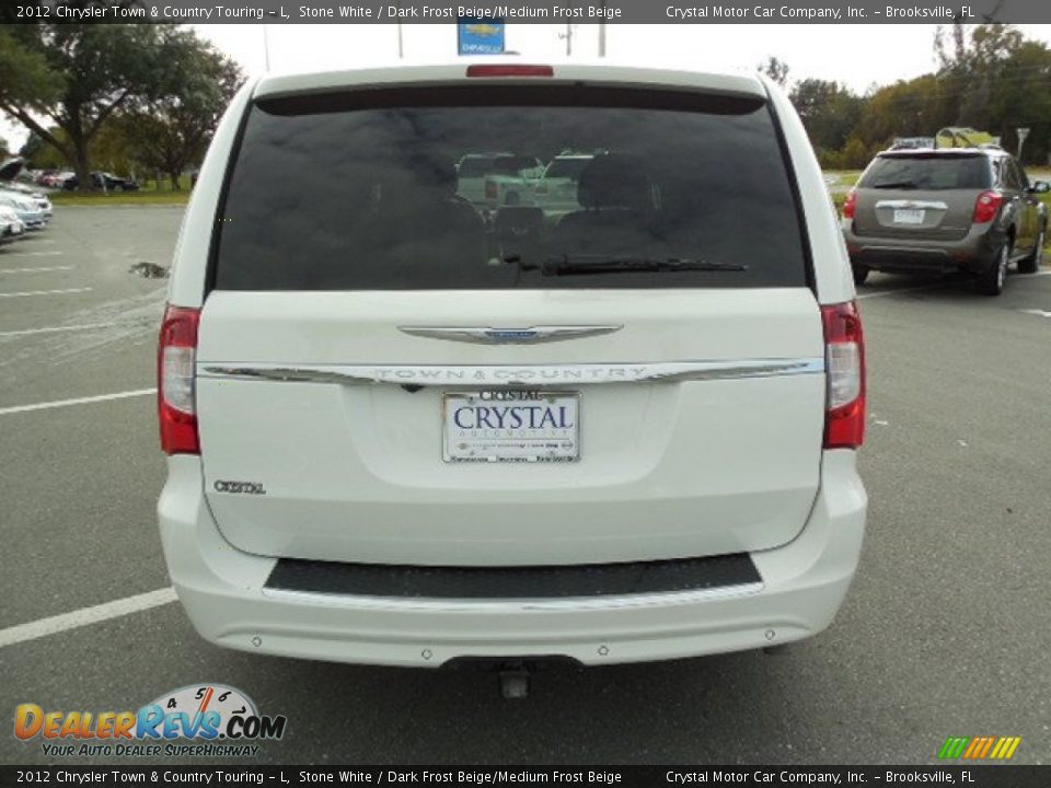 2012 Chrysler Town & Country Touring - L Stone White / Dark Frost Beige/Medium Frost Beige Photo #9