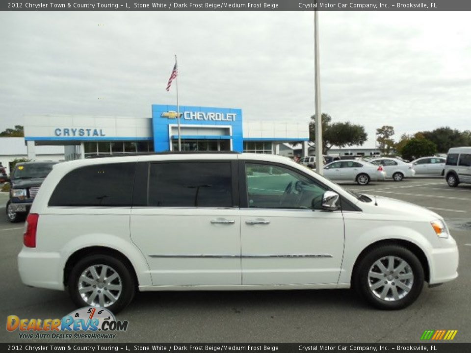 2012 Chrysler Town & Country Touring - L Stone White / Dark Frost Beige/Medium Frost Beige Photo #11