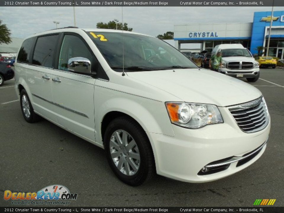 2012 Chrysler Town & Country Touring - L Stone White / Dark Frost Beige/Medium Frost Beige Photo #12