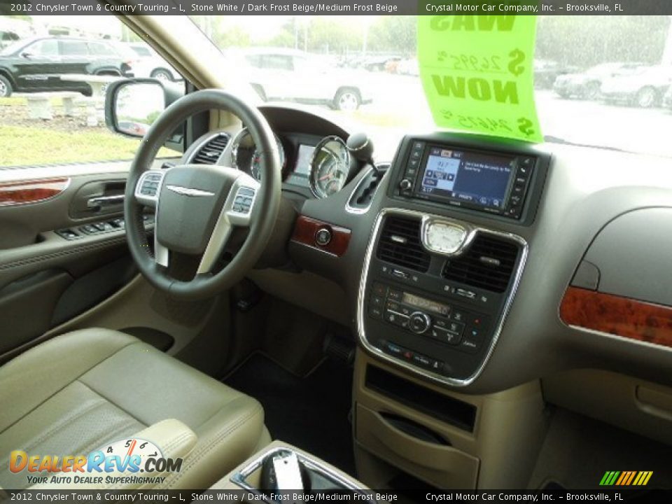 2012 Chrysler Town & Country Touring - L Stone White / Dark Frost Beige/Medium Frost Beige Photo #13