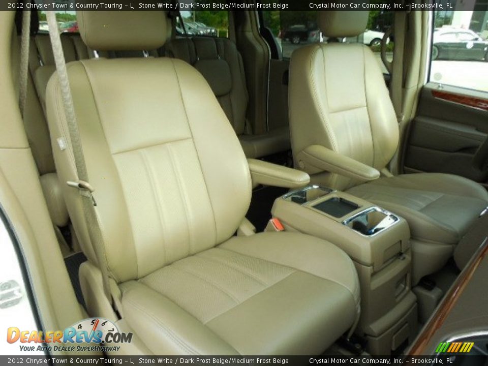 2012 Chrysler Town & Country Touring - L Stone White / Dark Frost Beige/Medium Frost Beige Photo #14