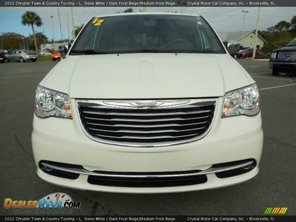 2012 Chrysler Town & Country Touring - L Stone White / Dark Frost Beige/Medium Frost Beige Photo #15