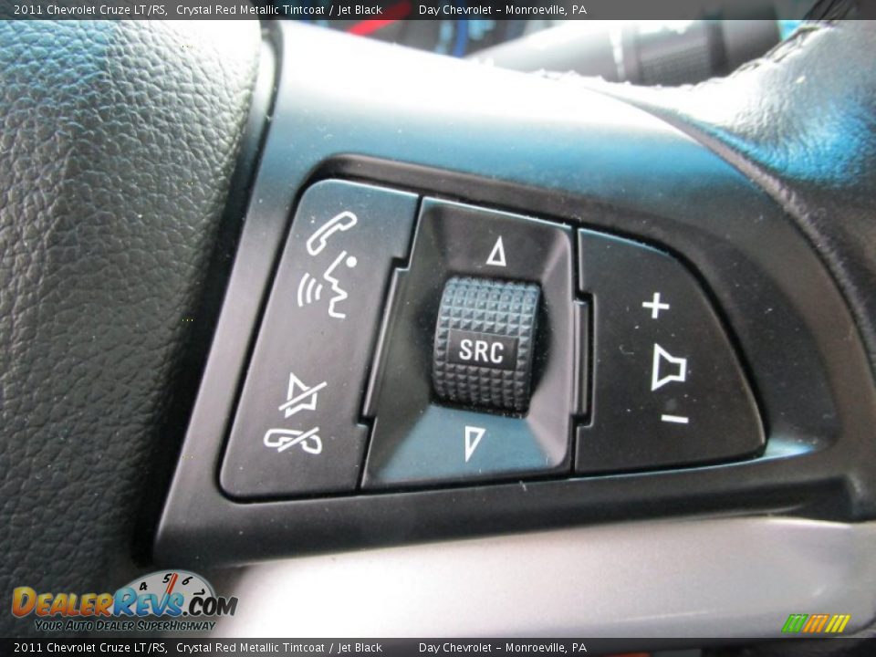 2011 Chevrolet Cruze LT/RS Crystal Red Metallic Tintcoat / Jet Black Photo #17