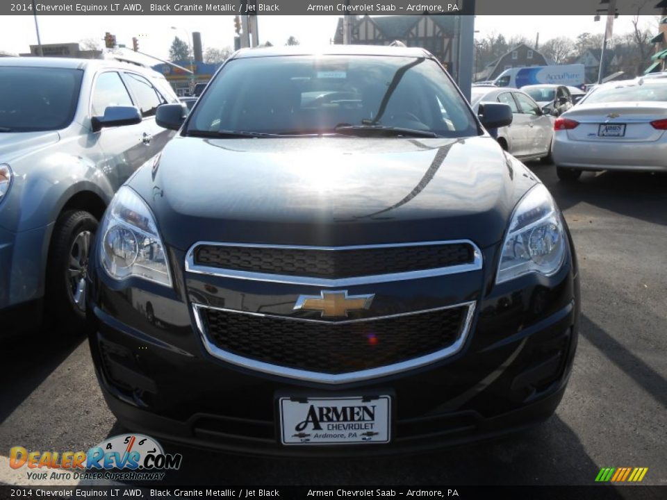 2014 Chevrolet Equinox LT AWD Black Granite Metallic / Jet Black Photo #2