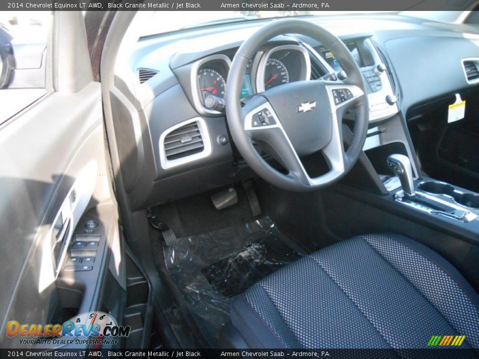 2014 Chevrolet Equinox LT AWD Black Granite Metallic / Jet Black Photo #7