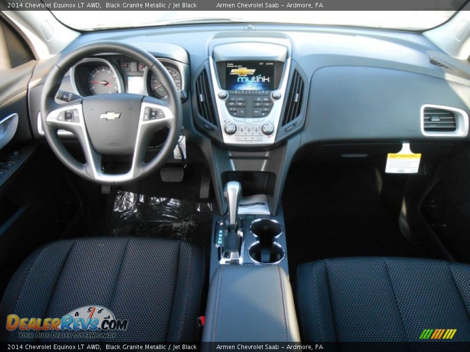 2014 Chevrolet Equinox LT AWD Black Granite Metallic / Jet Black Photo #10