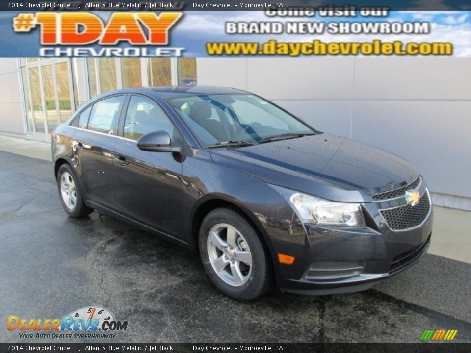 2014 Chevrolet Cruze LT Atlantis Blue Metallic / Jet Black Photo #1