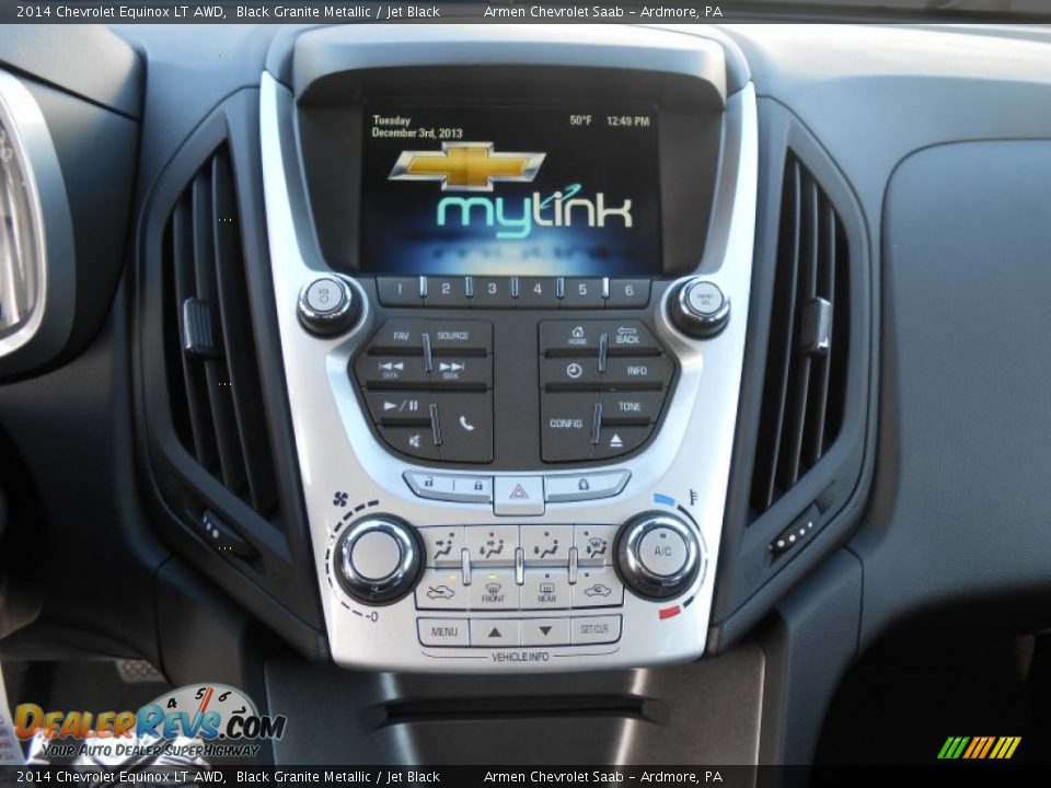 2014 Chevrolet Equinox LT AWD Black Granite Metallic / Jet Black Photo #12