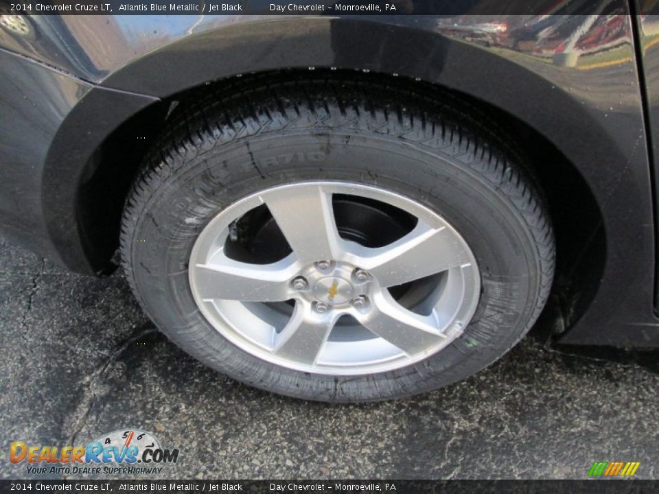 2014 Chevrolet Cruze LT Atlantis Blue Metallic / Jet Black Photo #3