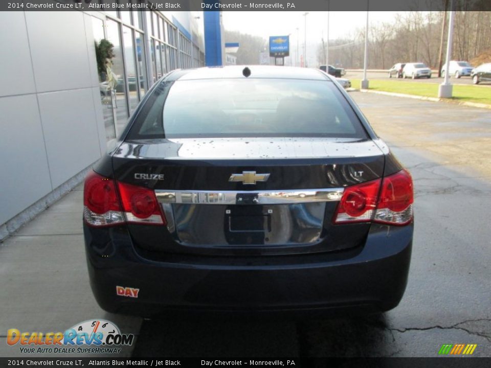 2014 Chevrolet Cruze LT Atlantis Blue Metallic / Jet Black Photo #5