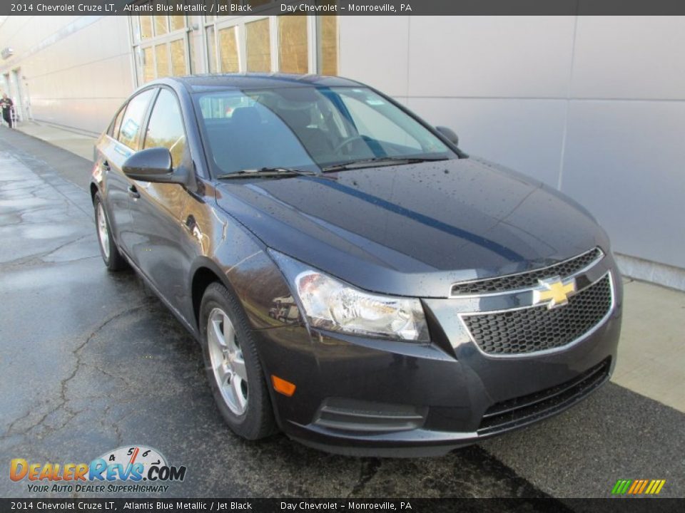 2014 Chevrolet Cruze LT Atlantis Blue Metallic / Jet Black Photo #9